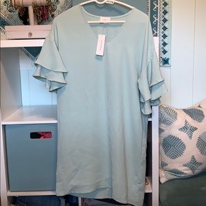 Ruffle Sleeved Francesca Dress